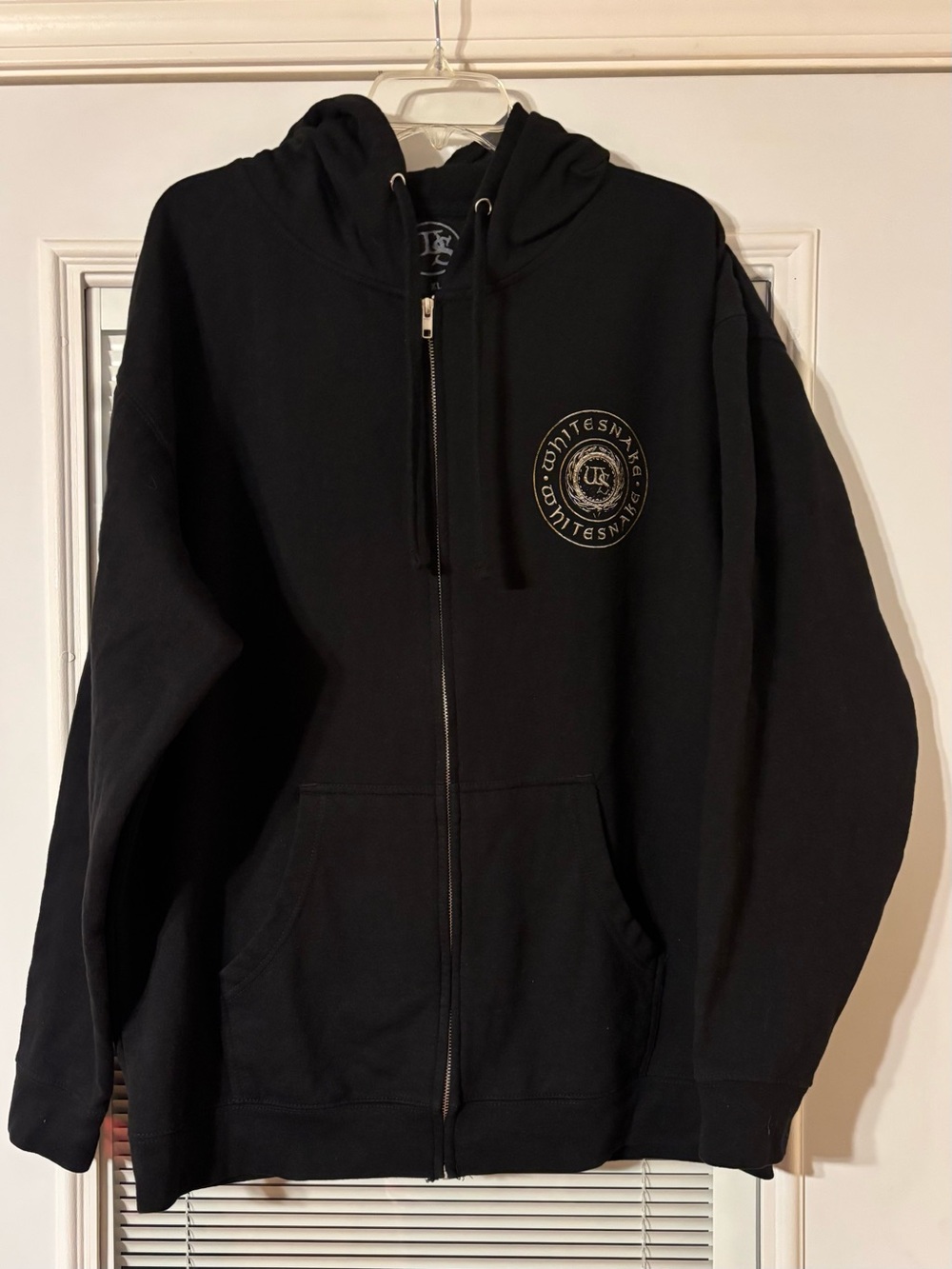 Whitesnake Logo full zip hoodie